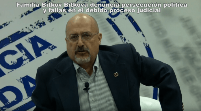 BITKOV DENOUNCE POLITICAL PERSECUTION