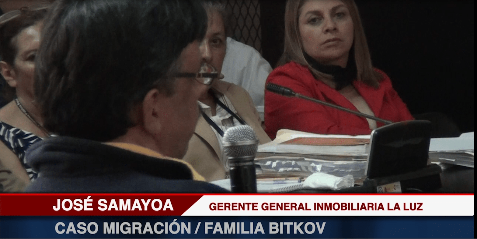 José Samayoa Gerente General Inmobiliaria La Luz - Caso Migración Familia Bitkovs