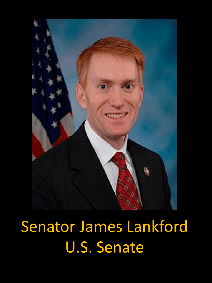 El senador James Lankford? Senado de EE.UU.